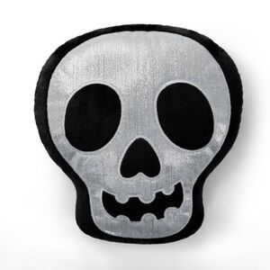 Target Bullseye’s Playground Halloween Skull Skeleton Novelty Throw Pillow